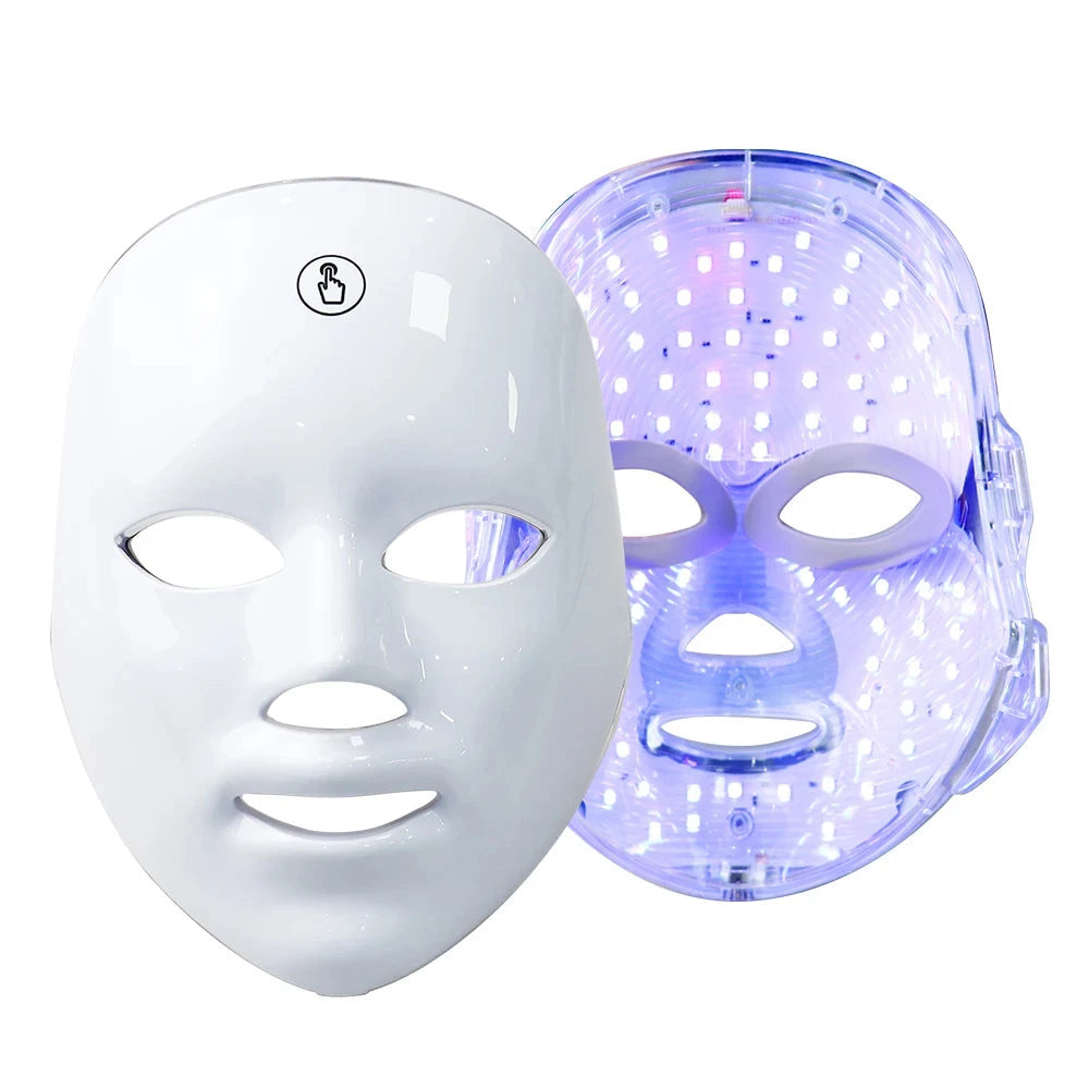 Masque LED Visage Anti-Âge – Réduit l’Acné & les Rides